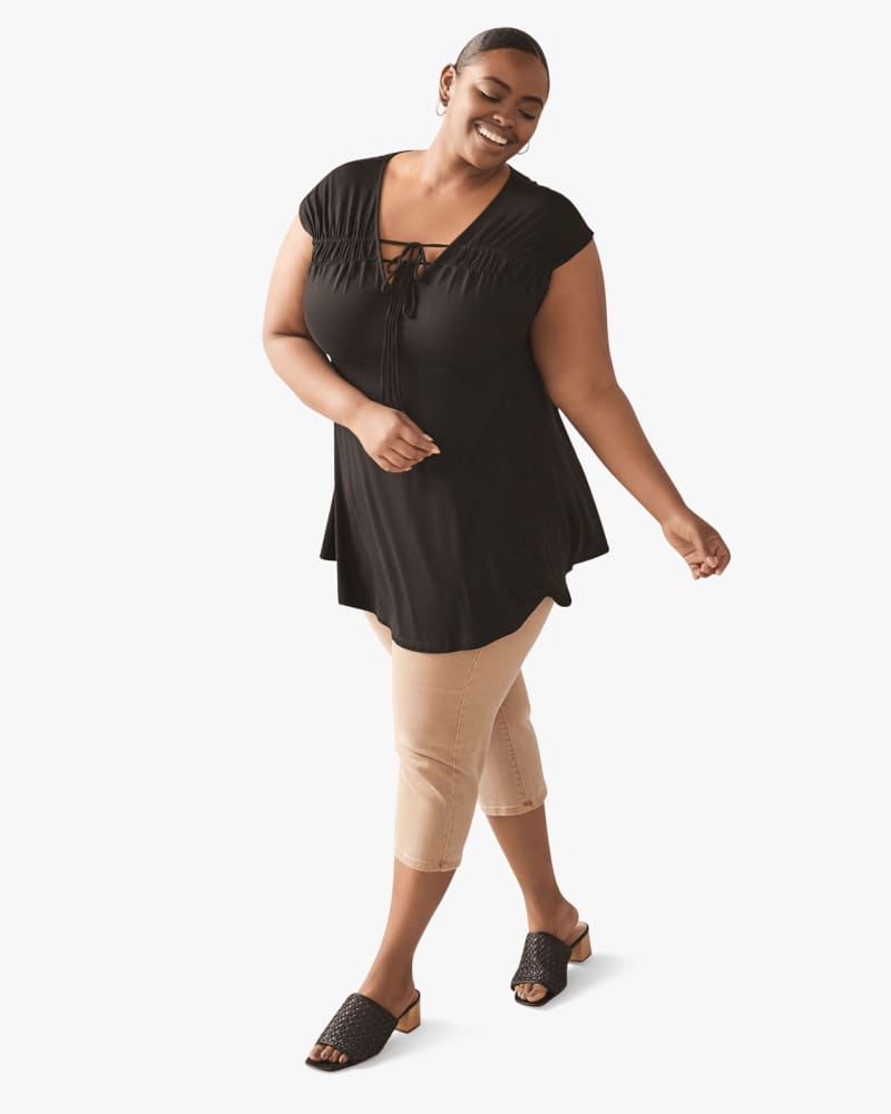 Plus size model wearing Michelle Tunic Top by In Every Story | Dia&Co | dia_product_style_image_id:124584